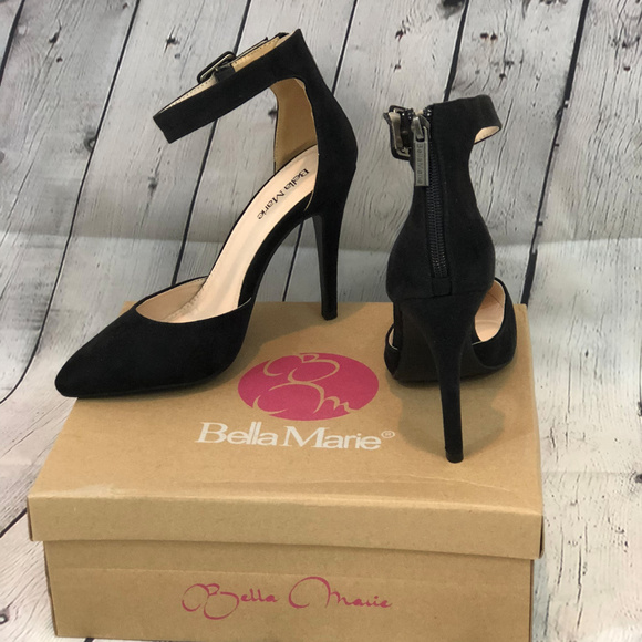 BLACK BELLA MARIE HELENA POINTED PUMP - Picture 2 of 2